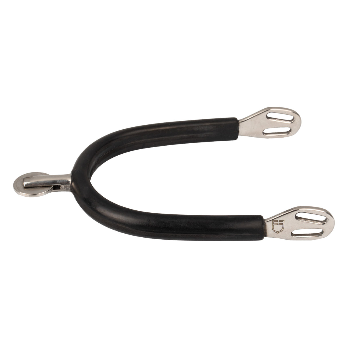 Speroni acciaio inox con rotella orizzontale e gomma Equestro