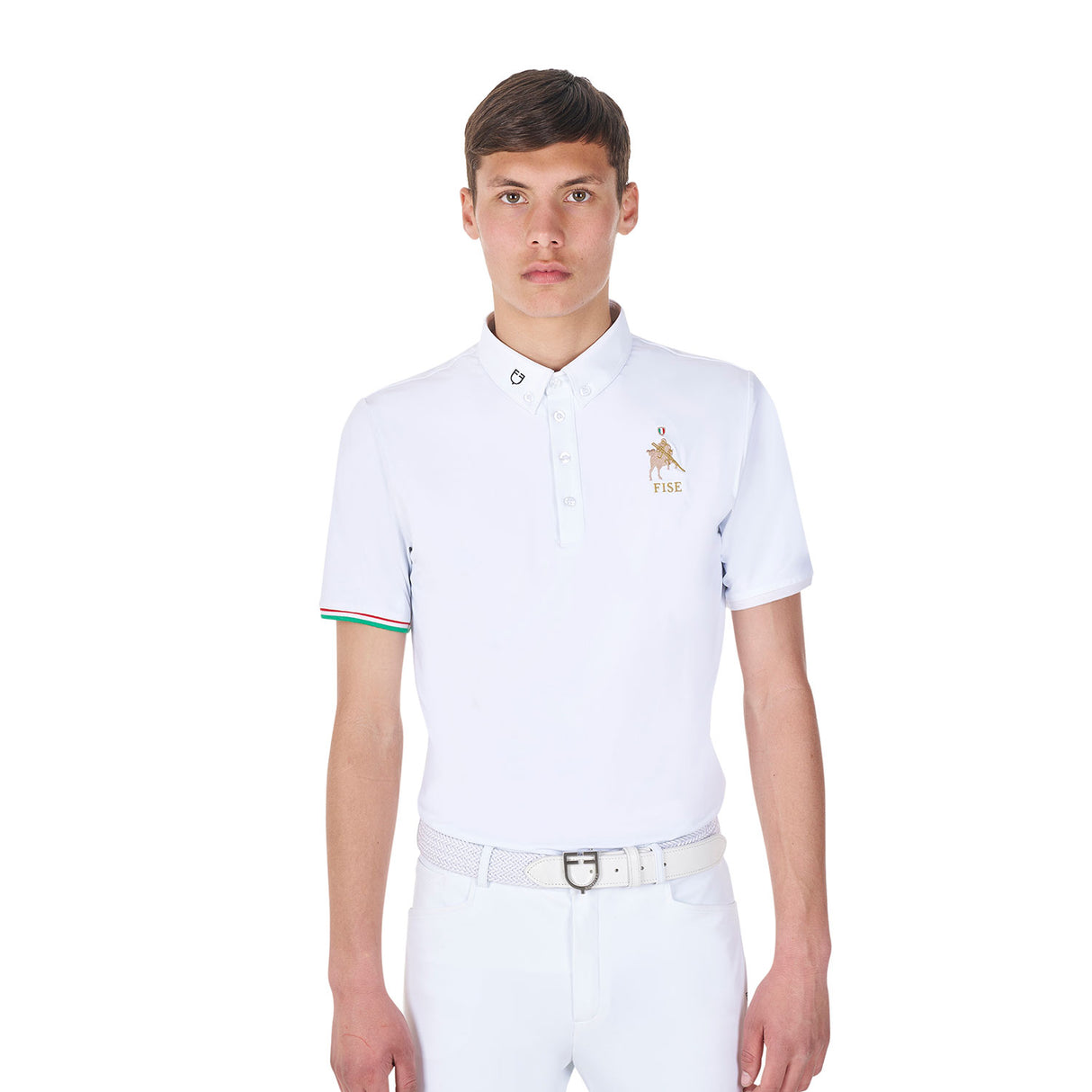 Polo uomo da concorso Equestro X FISE