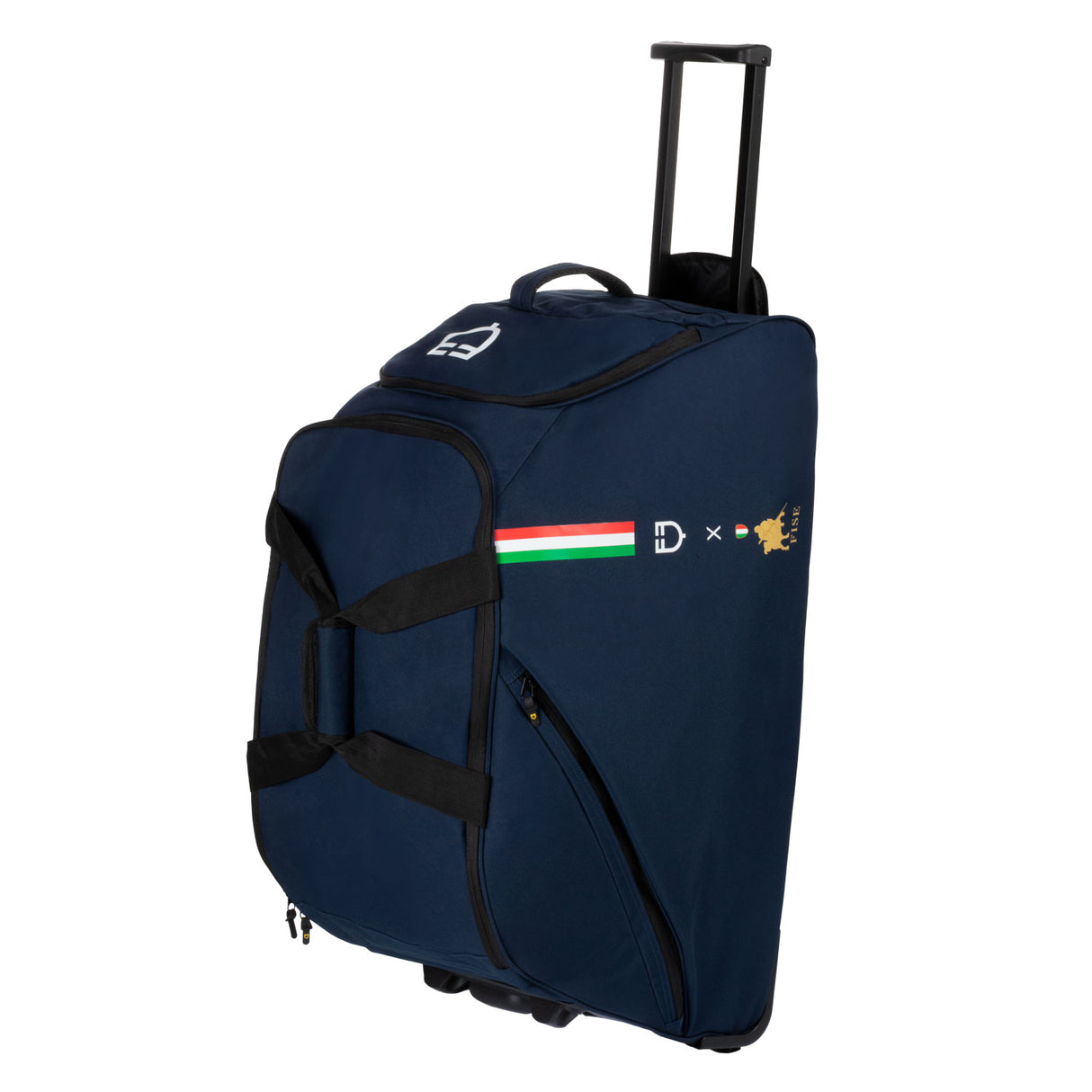 Borsa trolley con logo Equestro X FISE