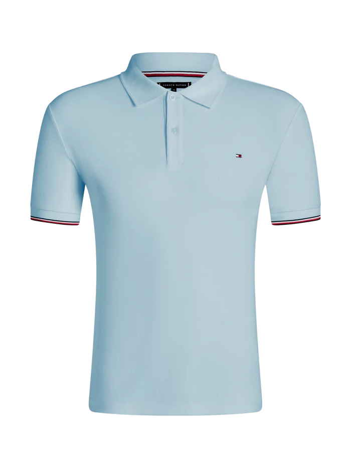 Polo uomo Davis Tommy Hilfiger celeste