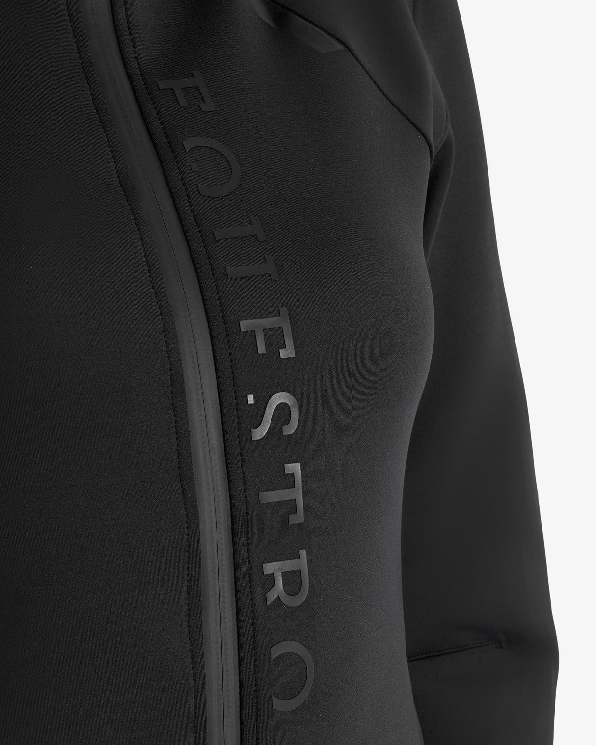 Felpa tecnica da donna in jersey con zip