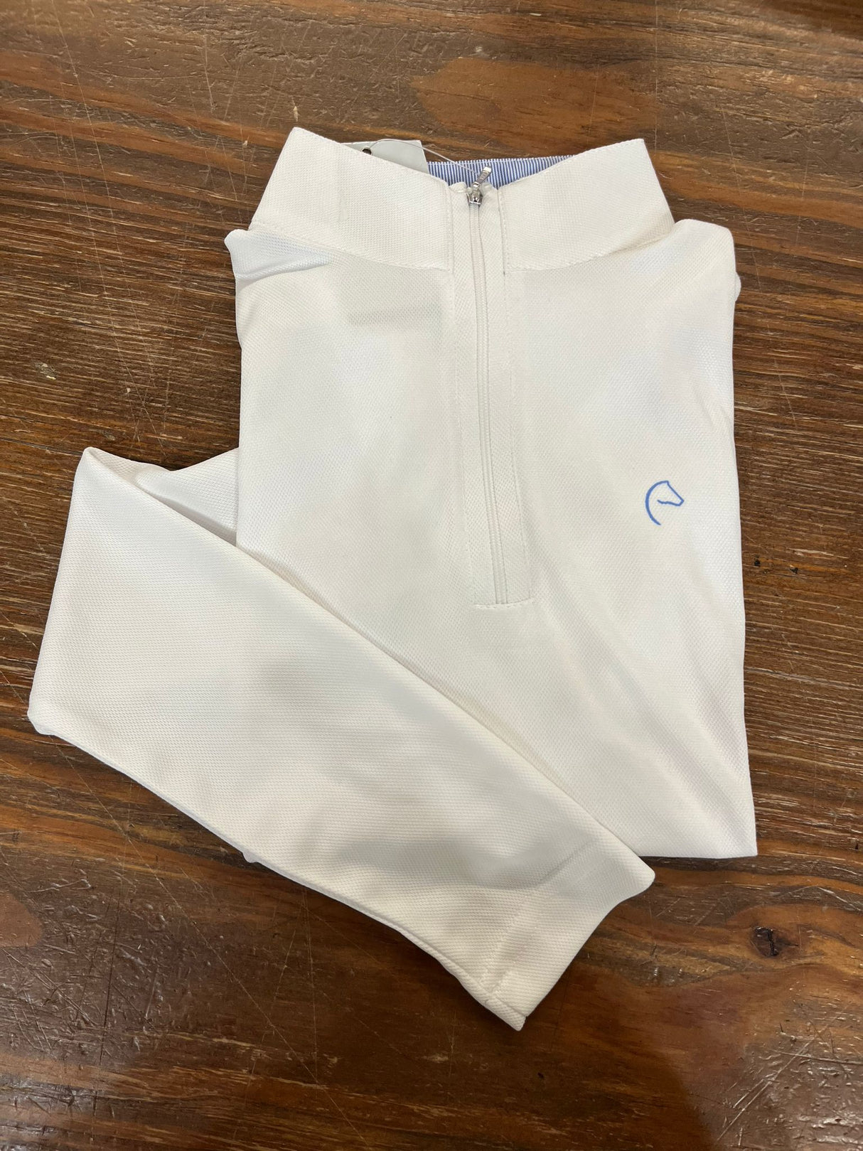 Polo da concorso in tessuto tecnico manica lunga donna e bambina Equitheme