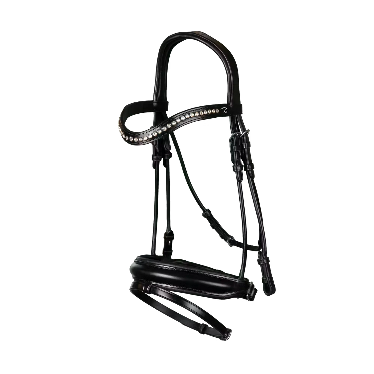Testiera da dressage Medium Crank Noseband Bridle With Flash Dy'On