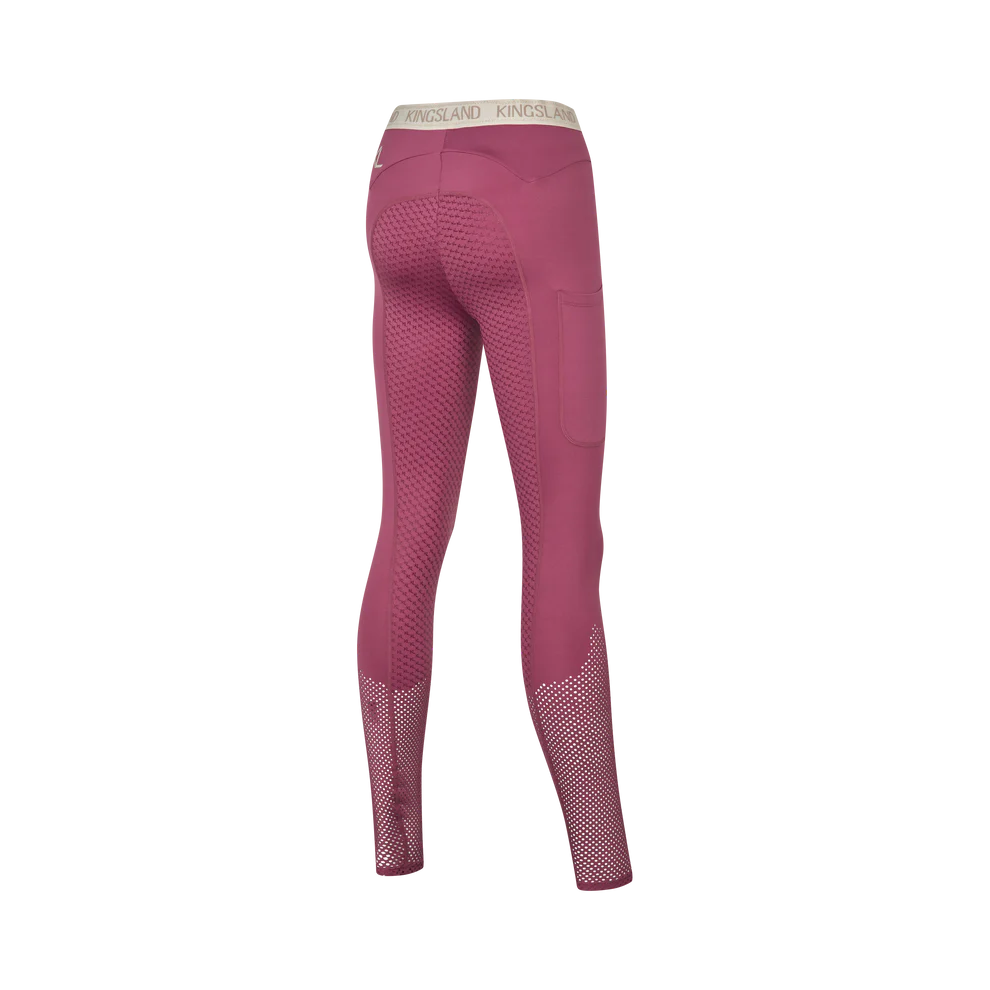 Leggings KLNaomi F-Grip da donna Kingsland pink malaga