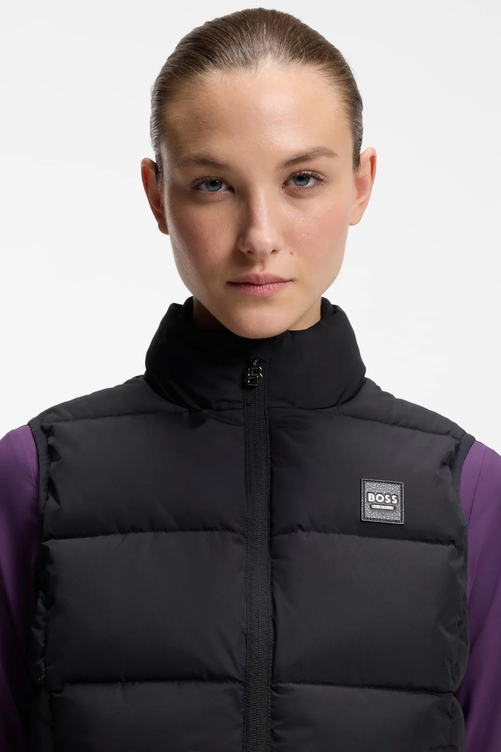 Gilet imbottito in maglia da donna Viola Boss Equestrian