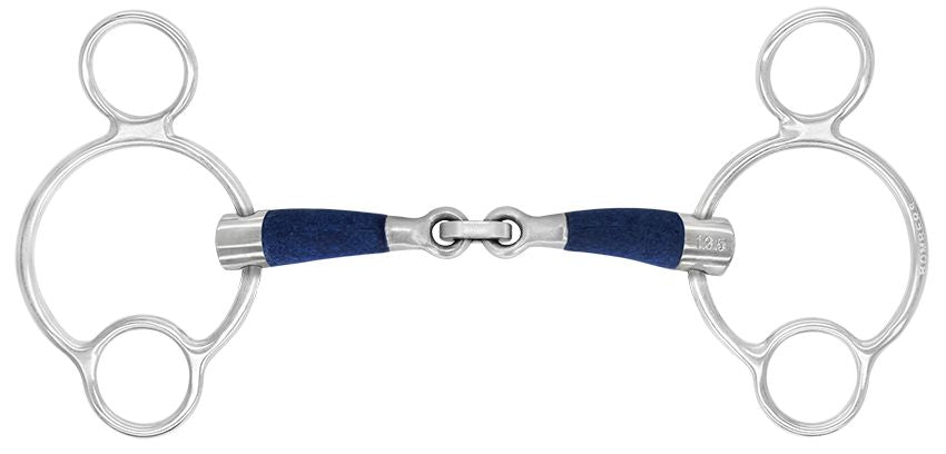 2½ Ring Bomber Blue Snaffle Link