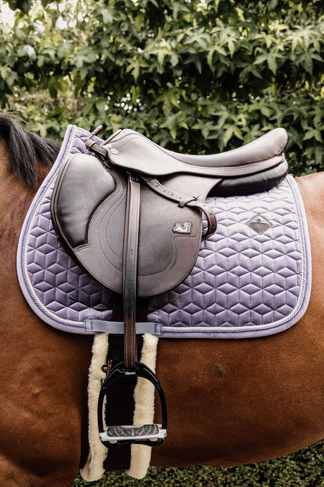 Sottosella da salto Velvet Jumping Kentucky violetto