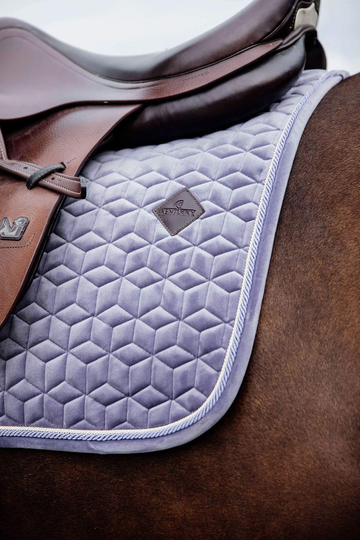 Sottosella da salto Velvet Jumping Kentucky violetto