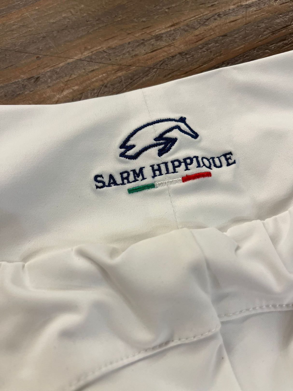 Leggings bambina Lizzie Sarm Hippique bianco