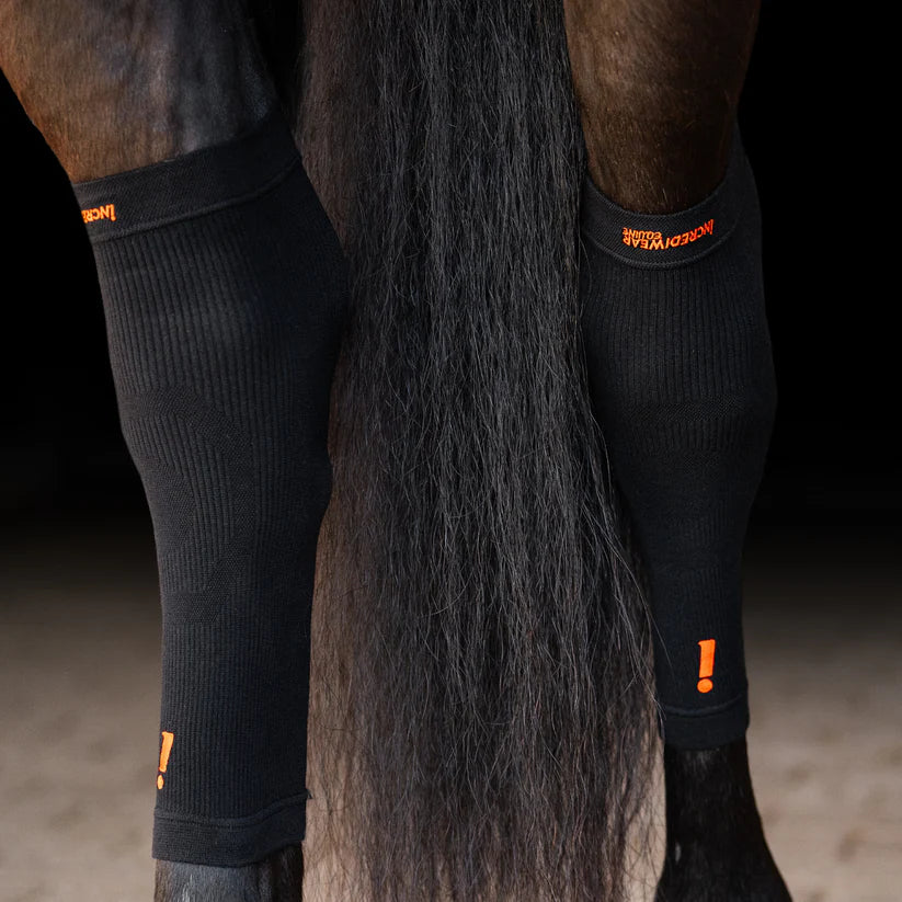 Incrediwear Equine Circulation Hoof Socks Black