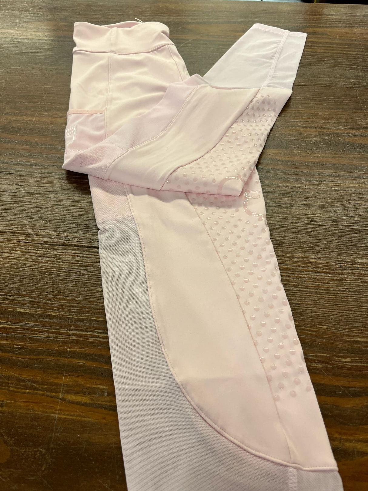 Leggings donna Hybrid retinati rosa ballerina Equestro