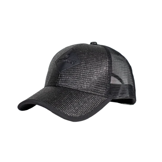 Cappello in paglia Kentucky nero