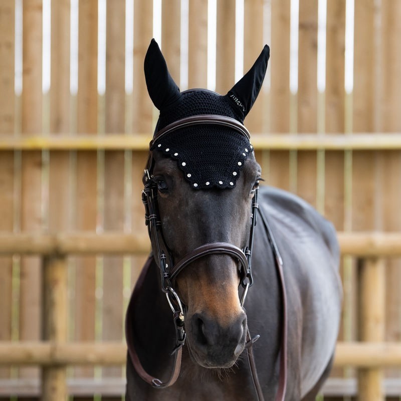 Completo sottosella + cuffia Jump'in nero/diamante