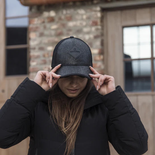 Cappello in paglia Kentucky nero