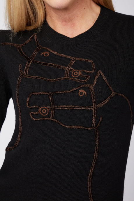 MAGLIONE DA DONNA OULU nero