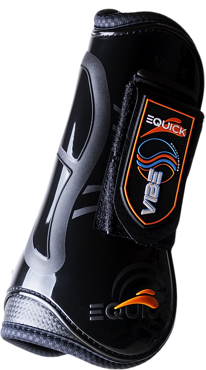 Stinchiere Vibe Equick con velcro nero