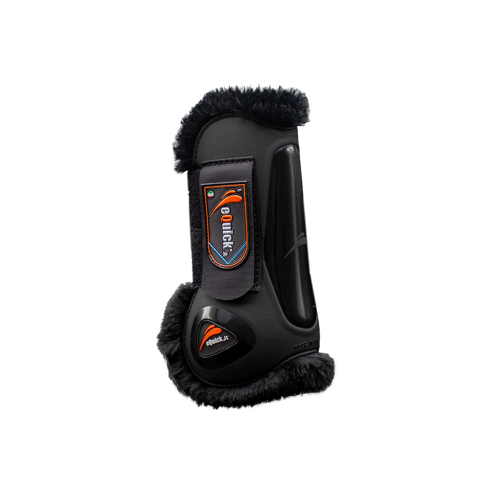 Stinchiere eLight Panther pellicciotto nero Equick