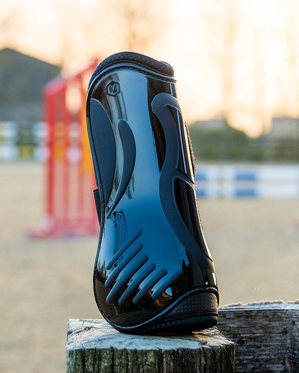 Stinchiere Vibe Equick con velcro nero