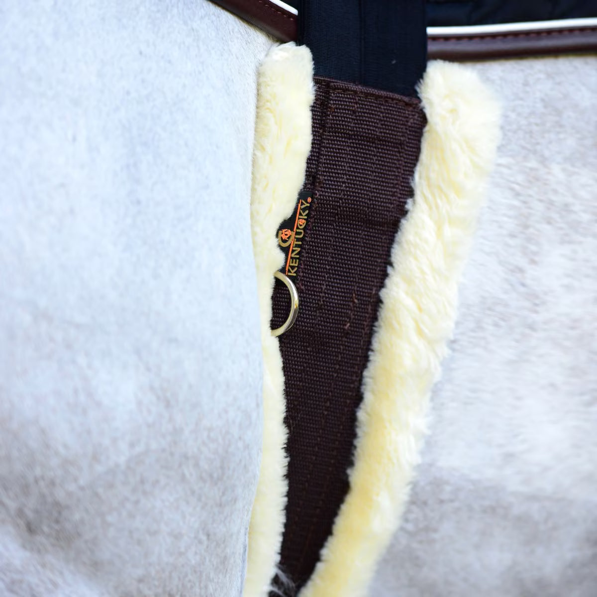 Sottopancia in nylon con finto montone Kentucky