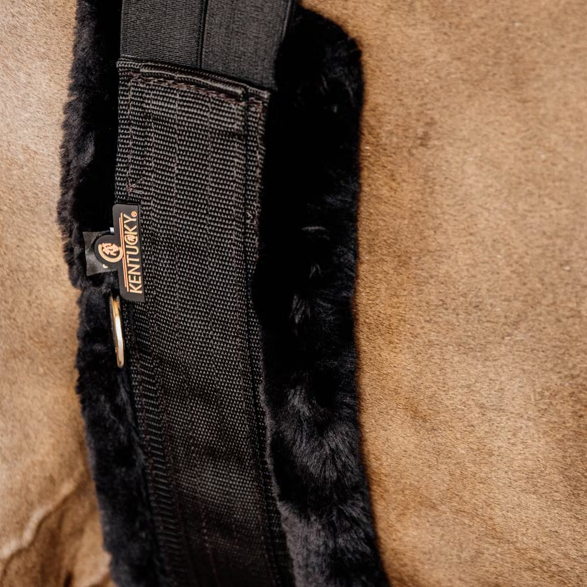 Sottopancia in nylon con finto montone Kentucky