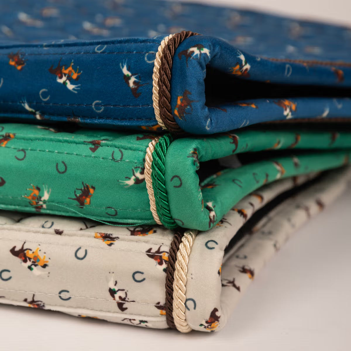 Sottosella Jumping Velvet Horse printing Kentucky