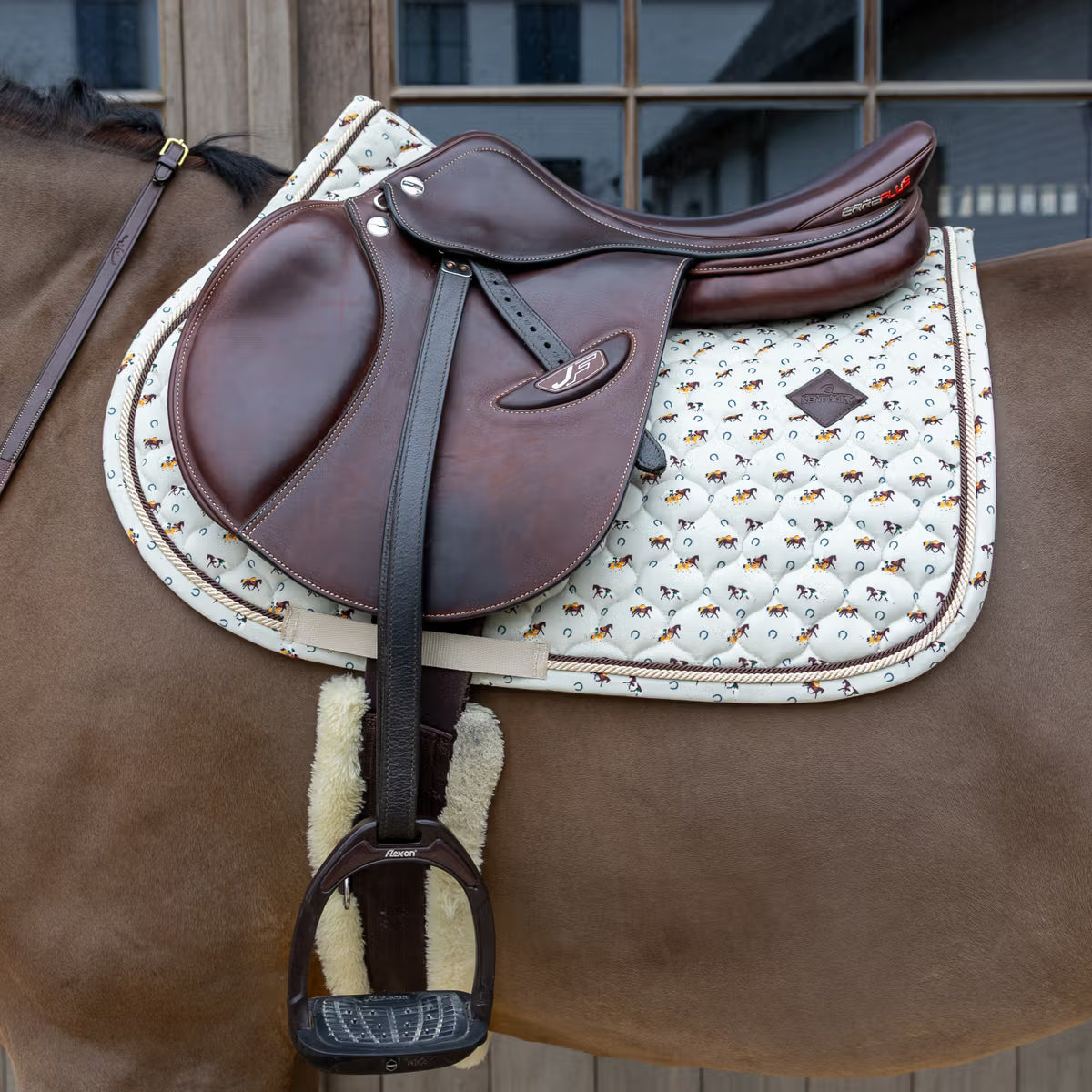 Sottosella Jumping Velvet Horse printing Kentucky