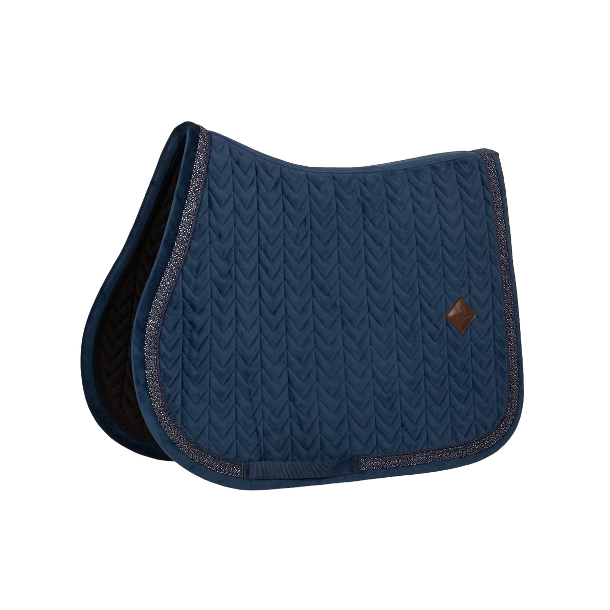 Sottosella Velvet Fishbone Plaited Glitter Rope Show Jumping Kentucky