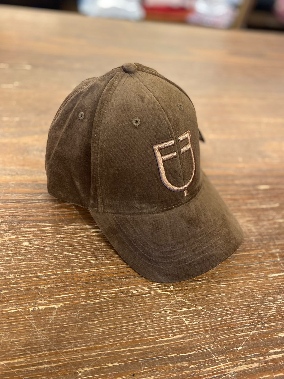 Cappello unisex in velluto Equestro