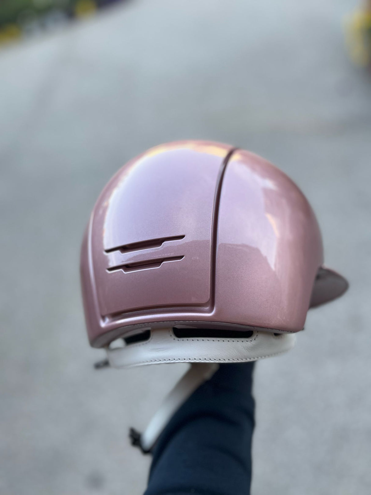 Cromo 2.0 diamond rosa e cornice con brillanti visiera polo Kep Italia