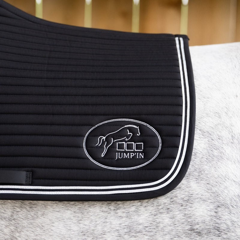 Completo sottosella + cuffia Jump'in noir/lurex