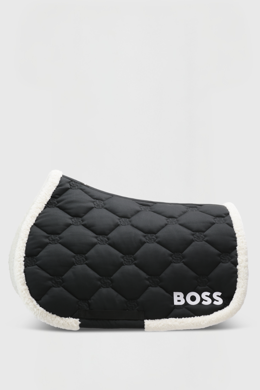 HAMPTON SADDLE PAD JUMP TEDDY BLACK + cuffia