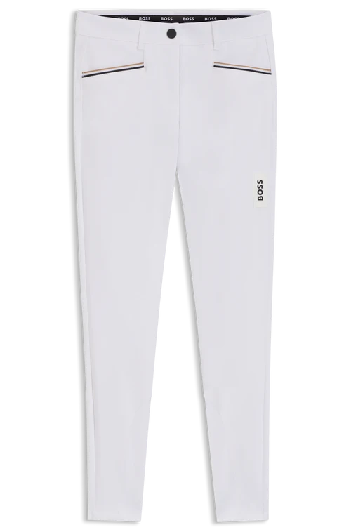 HAILEY FULL GRIP BREECHES BLACK Bianco Boss Equestrain