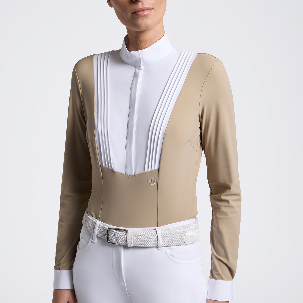 CAMICIA DA CONCORSO A MANICHE LUNGHE DA DONNA Cavalleria Toscana