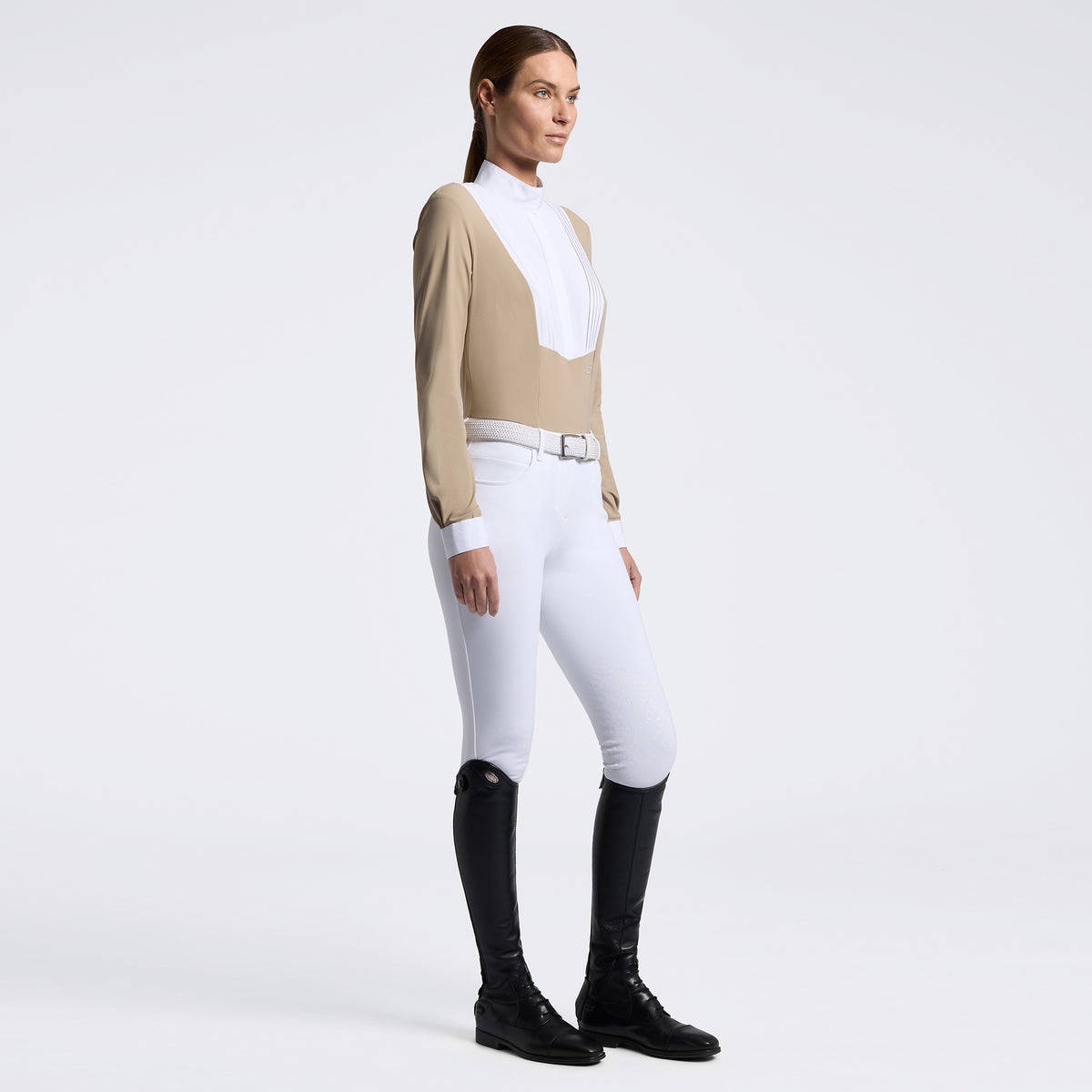 CAMICIA DA CONCORSO A MANICHE LUNGHE DA DONNA Cavalleria Toscana