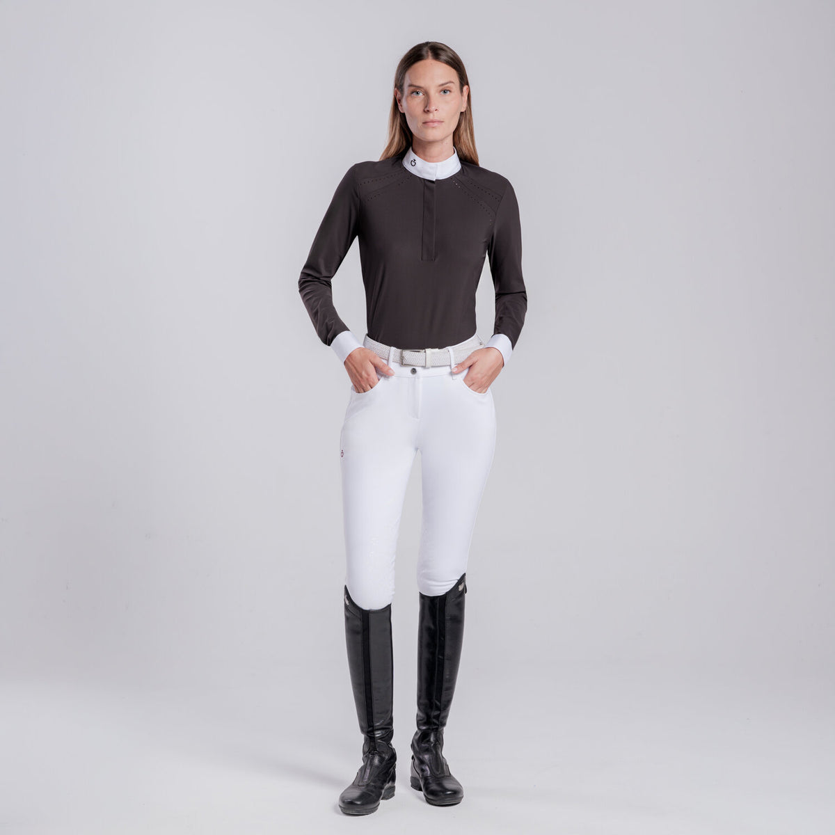 Camicia da gara donna traforata Cavalleria Toscana