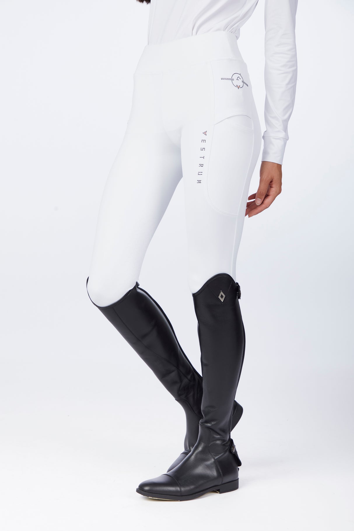 VEGA WOMEN’S RIDING LEGGINGS WITH KNEE GRIP