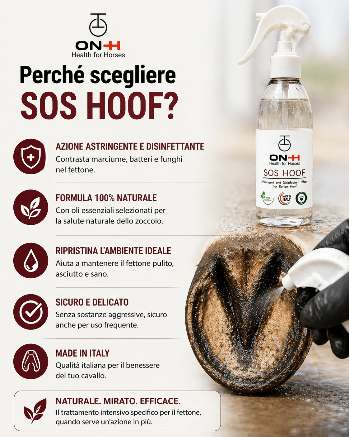 SOS Hoof | Igienizzante & Anti-marcimento 200ml