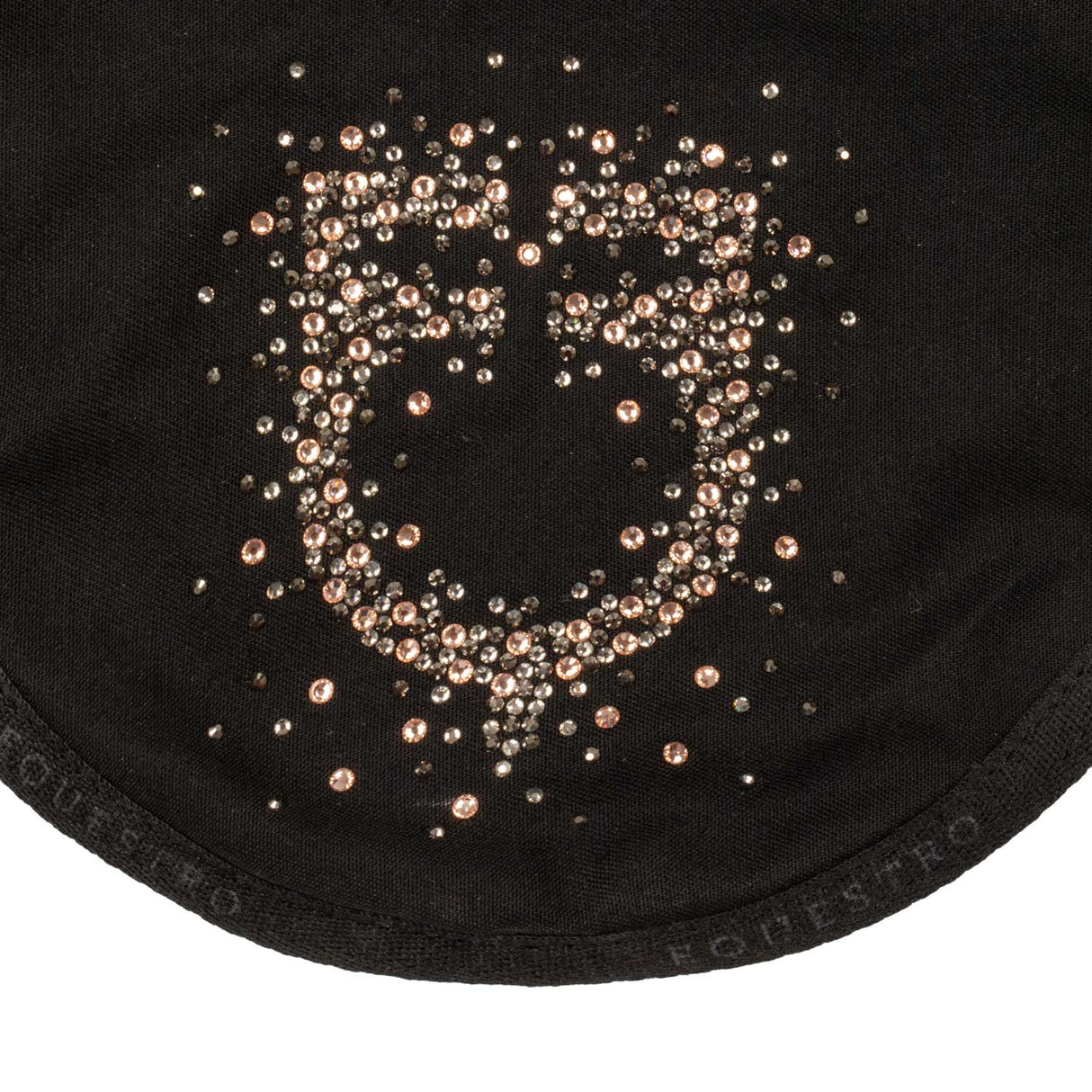 Cuffietta modello diamon con logo in strass Equestro