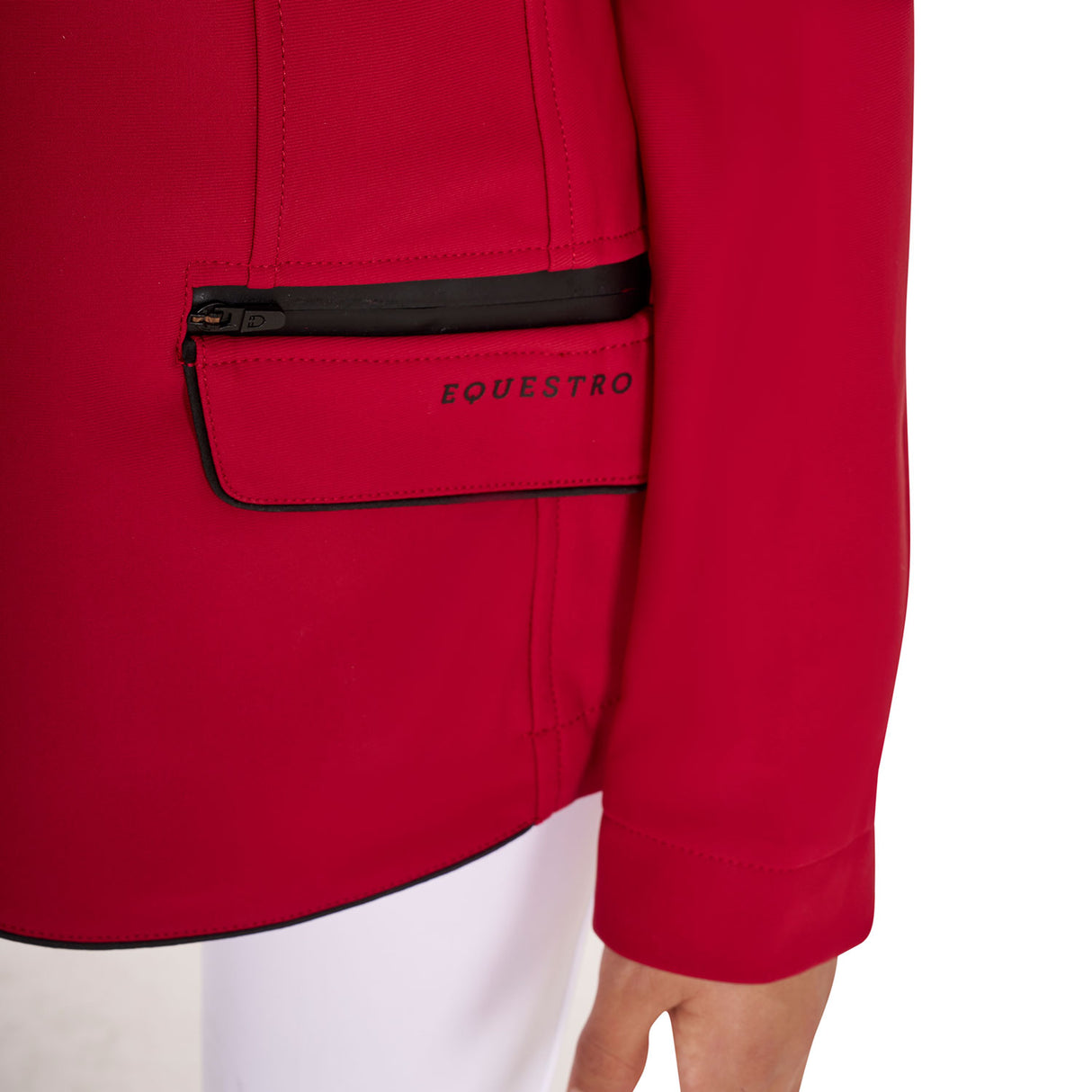 Giacca bambina da concorso in tessuto tecnico Equestro Scooter