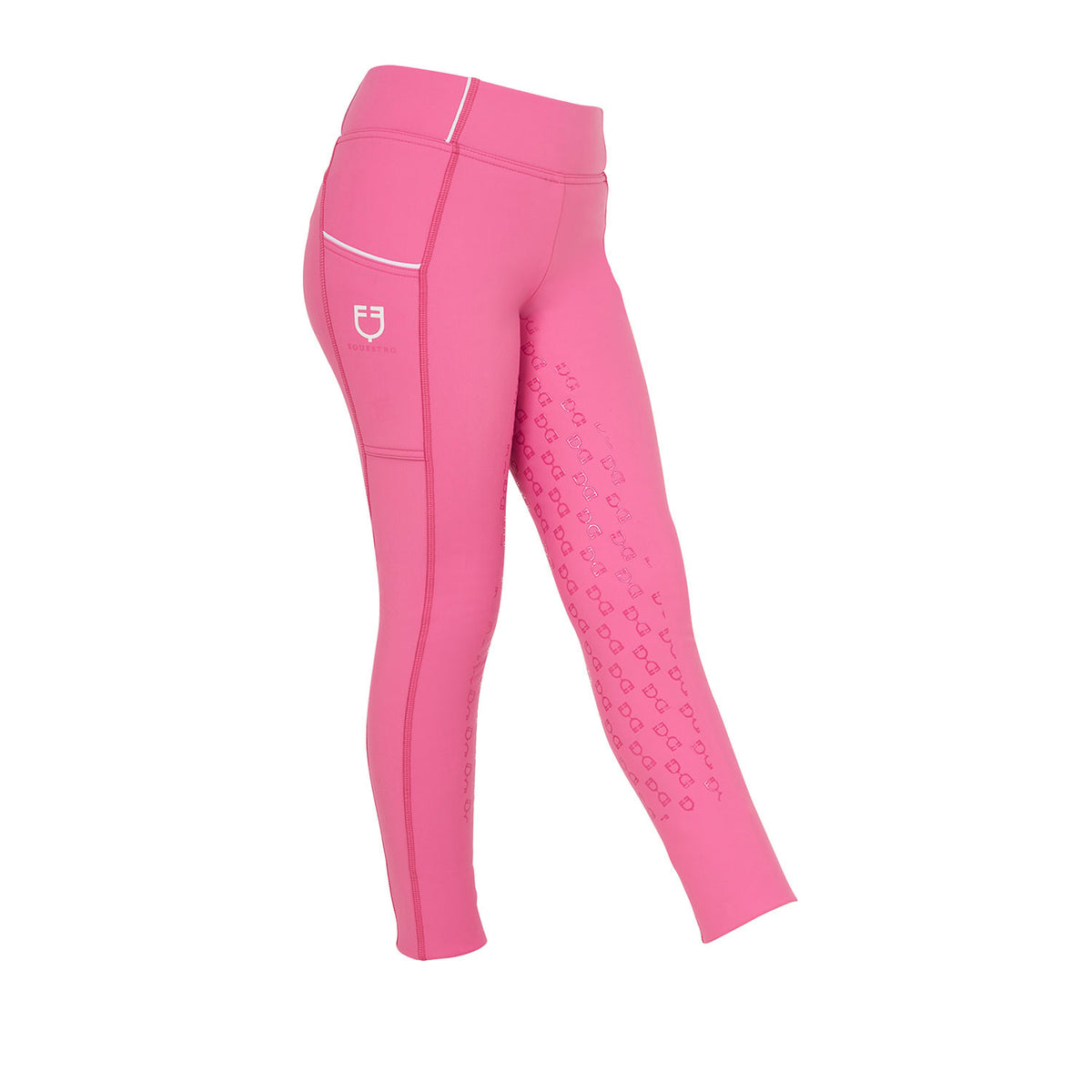 Leggings da bambina con fodera interna in pile Equestro
