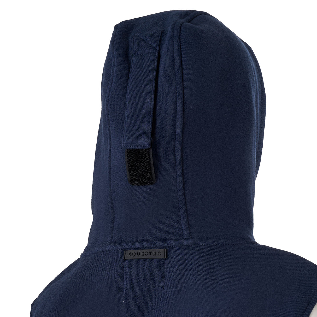 Felpa bambina Equestro bicolore con zip frontale