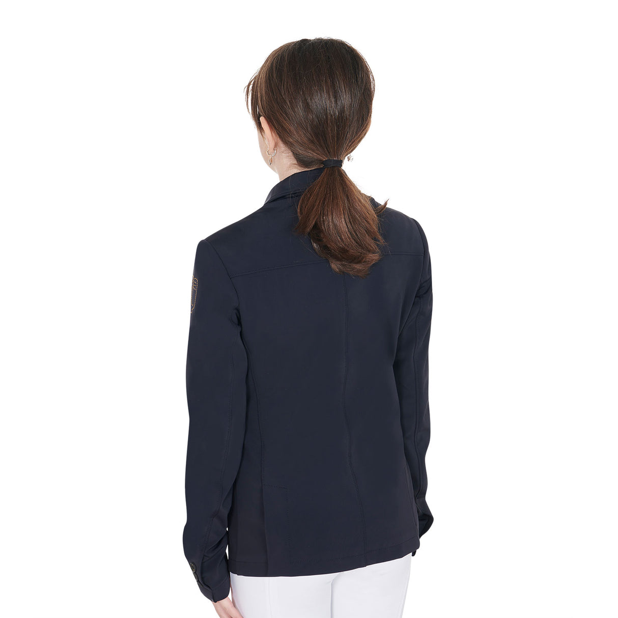 Giacca da gara per bambini unisex slim fit quattro bottoni Equestro