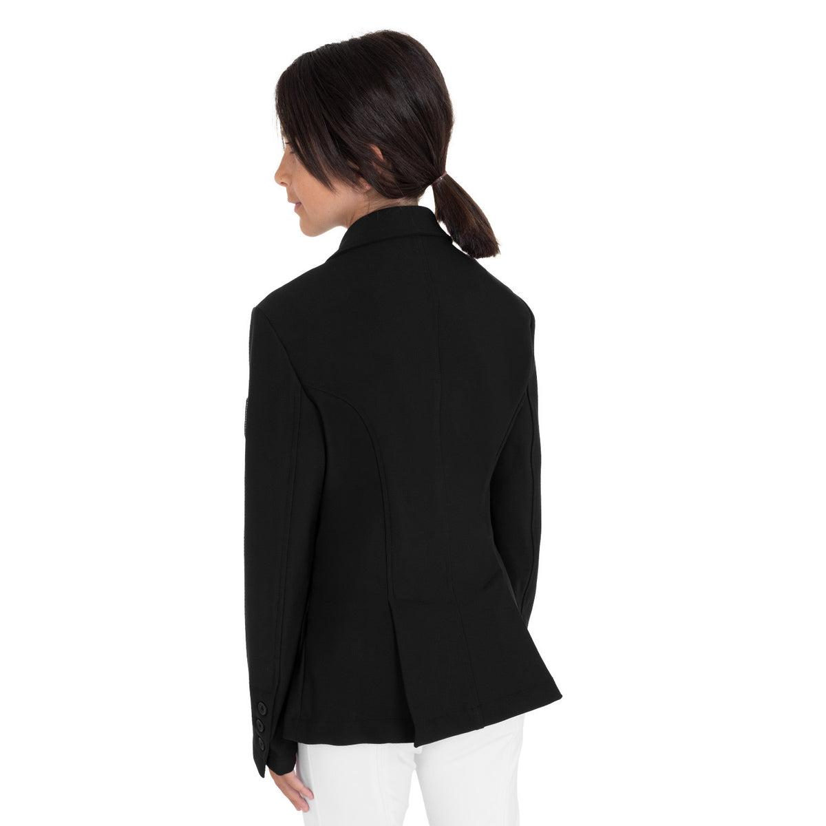 Giacca bambini da concorso slim fit tre bottoni Equestro