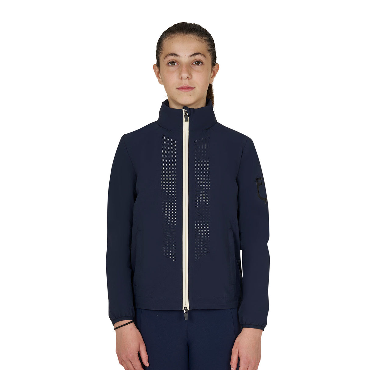 Softshell bambini unisex logo sul dorso Equestro