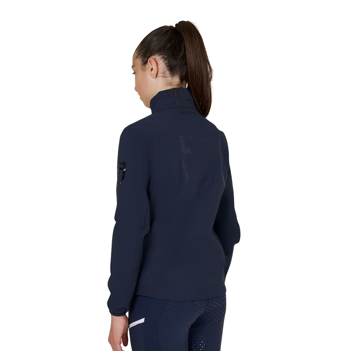 Softshell bambini unisex logo sul dorso Equestro