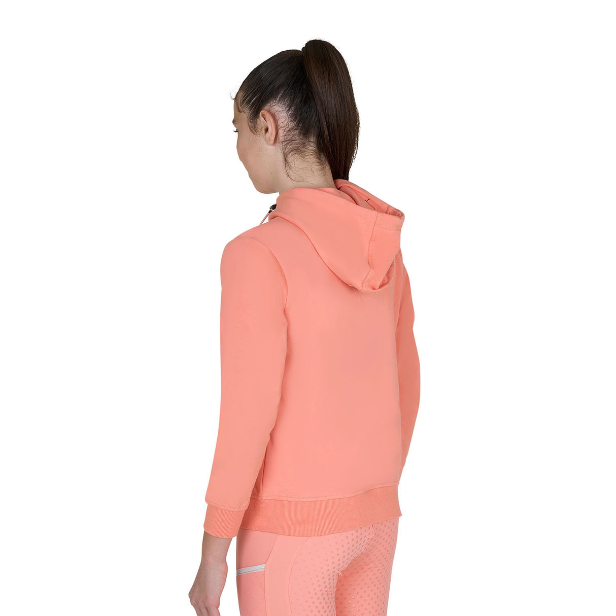 Felpa bambini unisex con cappuccio e zip frontale Equestro