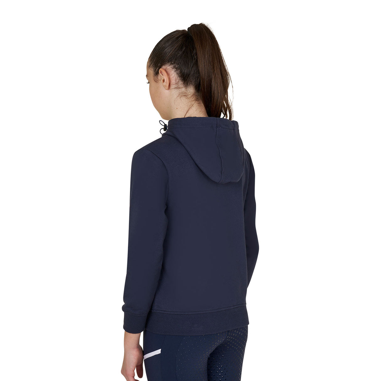 Felpa bambini unisex con cappuccio e zip frontale Equestro