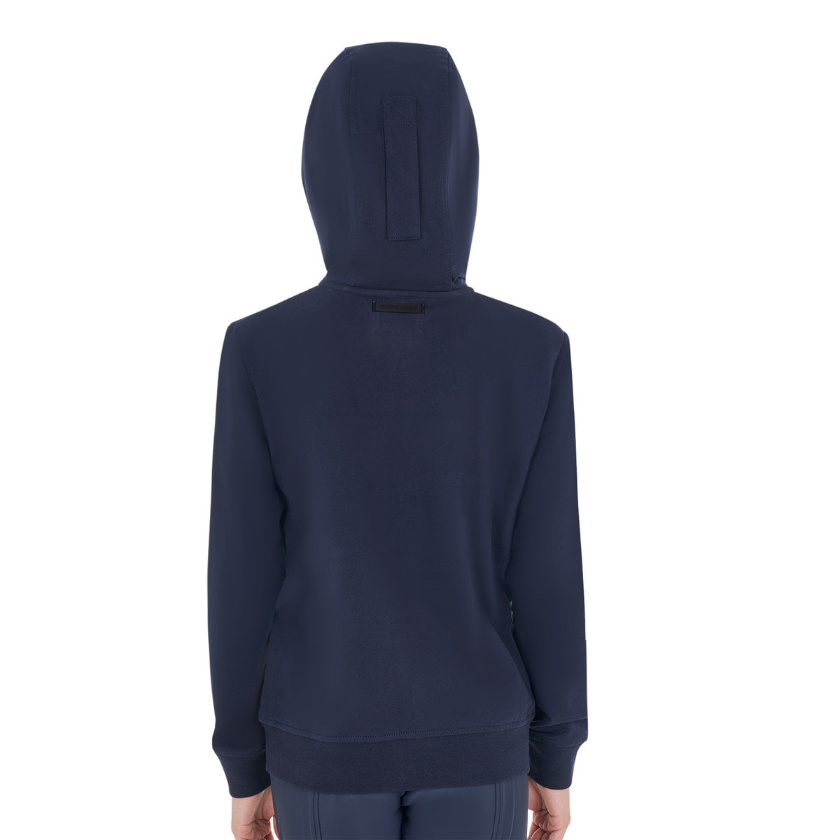 Felpa bambini unisex con cappuccio e zip frontale Equestro