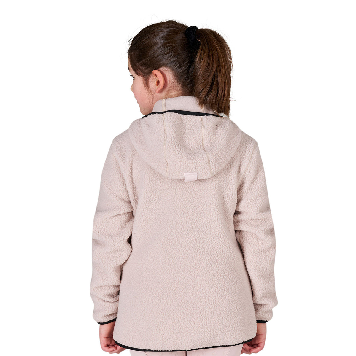 Felpa-giacca da bambina teddy Equestro