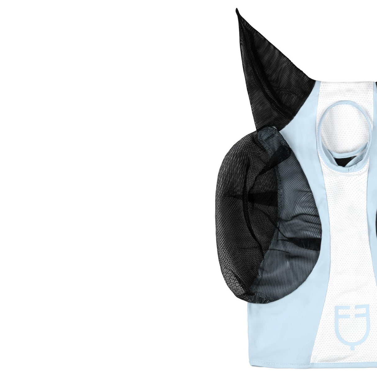 Maschera anti mosche mesh bicolore Equestro